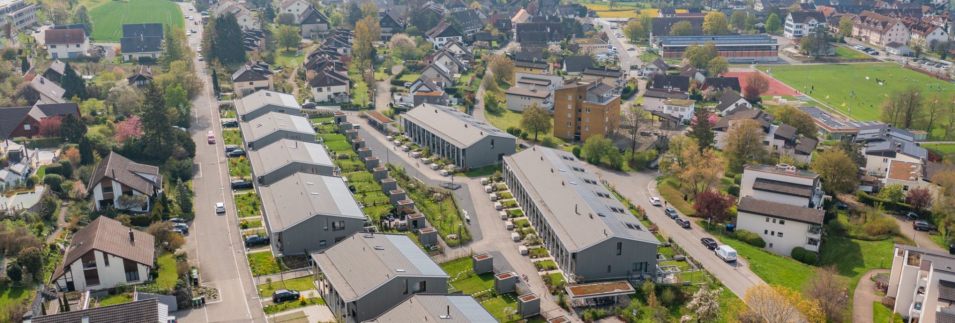 Wohnen wie im Einfamilienhaus in familienfreundlichem Quartier